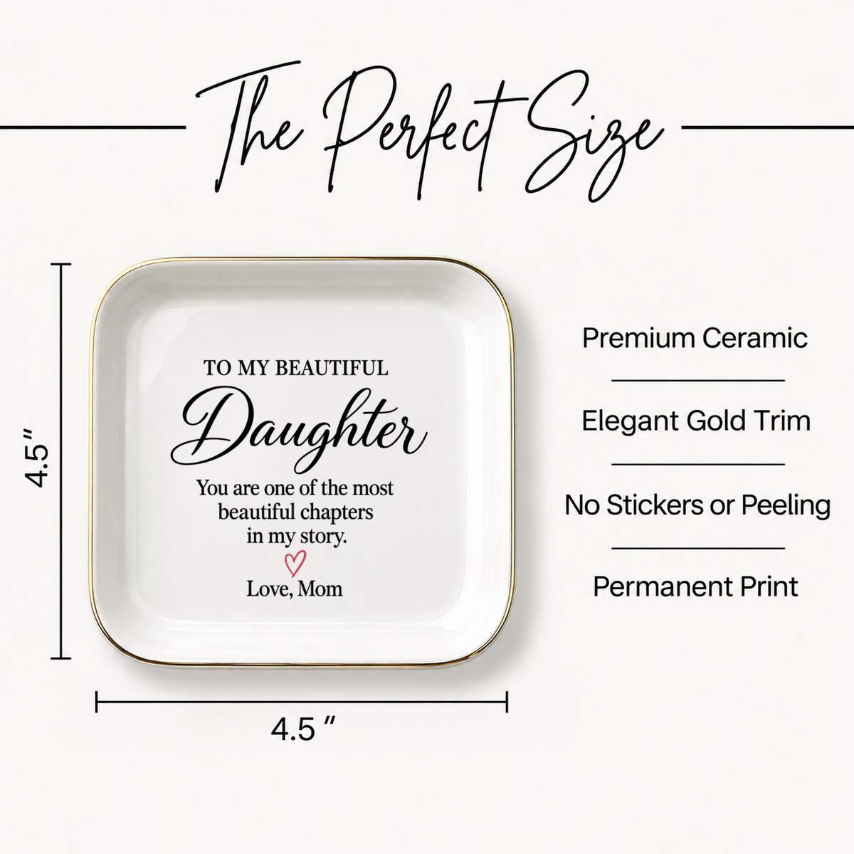Beautiful Daughter Keepsake Dish | My Favorite Chapter