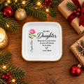 What Comes Next Gift for Daughter from Mom, Personalized Flower Jewelry Dish from Mom