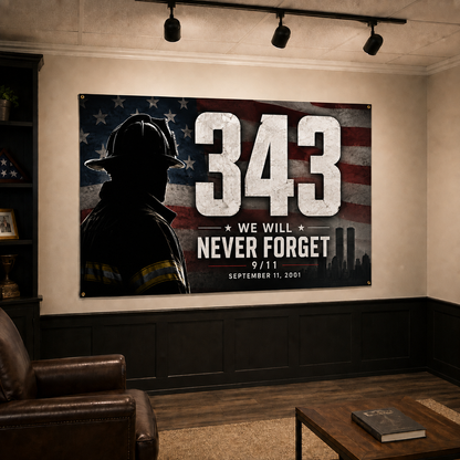 25 Years -  343 Never Forget 9/11 Flag