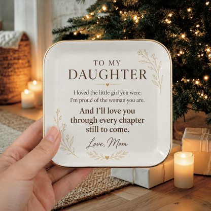 Daughter Jewelry Dish - Love Through Chapters