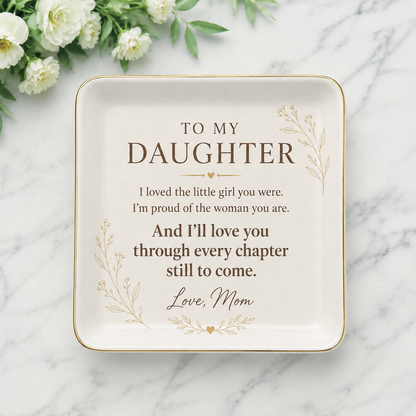 Daughter Jewelry Dish - Love Through Chapters